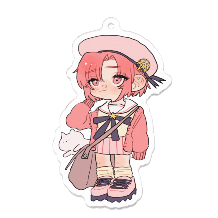 アクリルキーホルダー - 70 x 70 (mm)