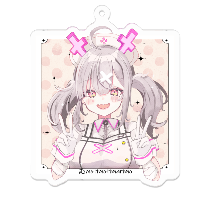 アクリルキーホルダー - 70 x 70 (mm)