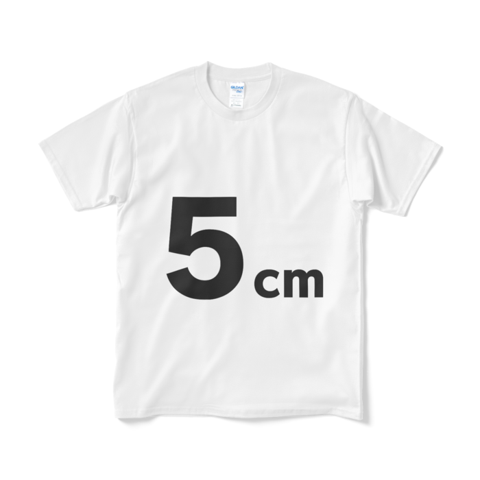 5cm(実際の大きさとは異なる場合があります)Tシャツ - M - ホワイト