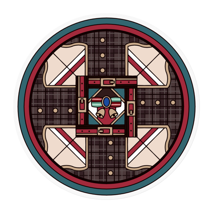 ステッカー - 100 x 100 (mm)