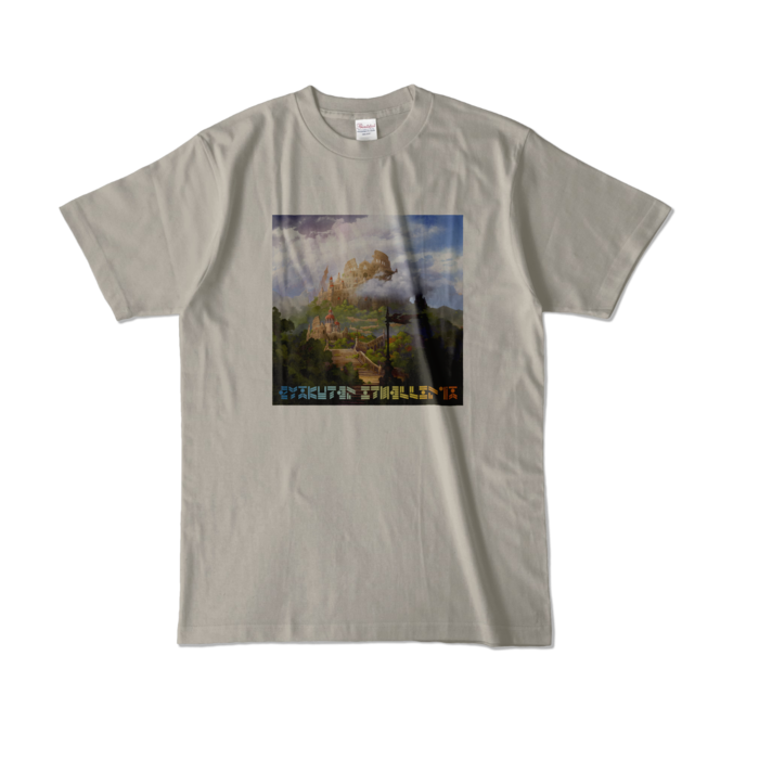 コロシアム デザインTシャツ（L/シルバーグレー）