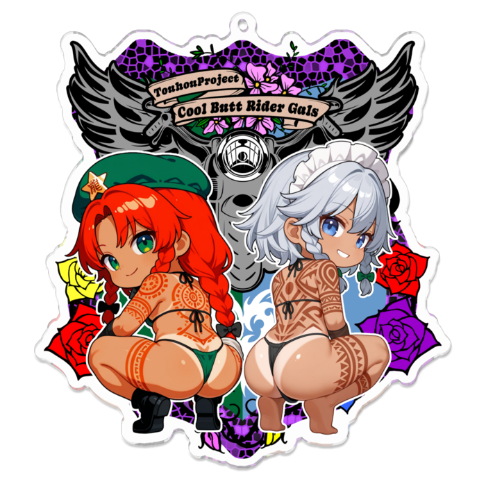 アクリルキーホルダー - 100 x 100 (mm)