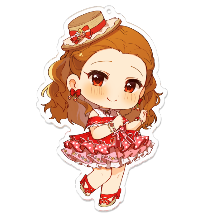 アクリルキーホルダー - 100 x 100 (mm)