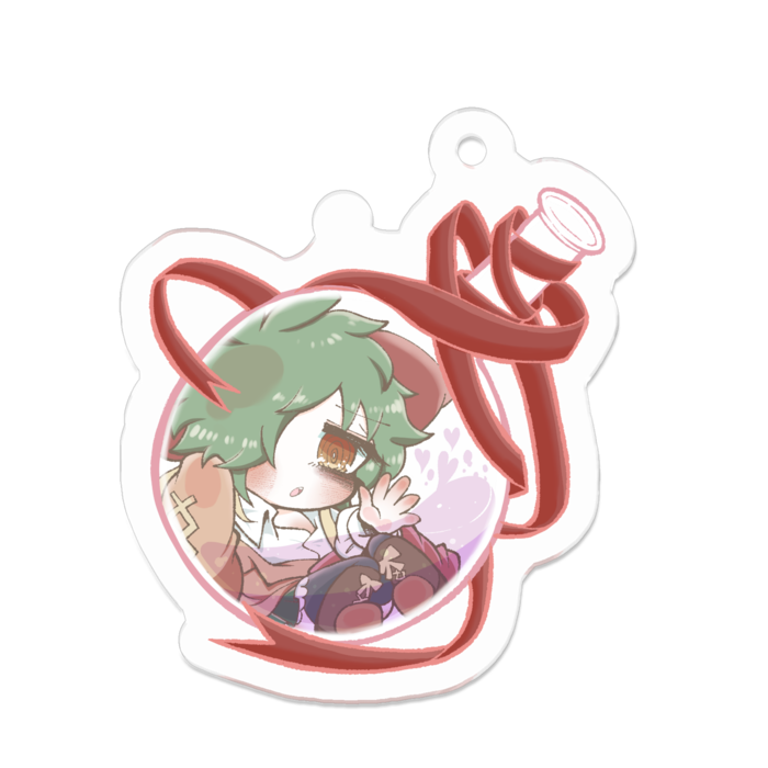 アクリルキーホルダー - 50 x 50 (mm)