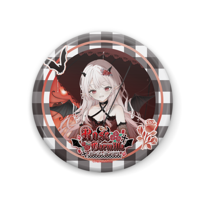 ローズ・カーミラ 缶バッジ - 57mm