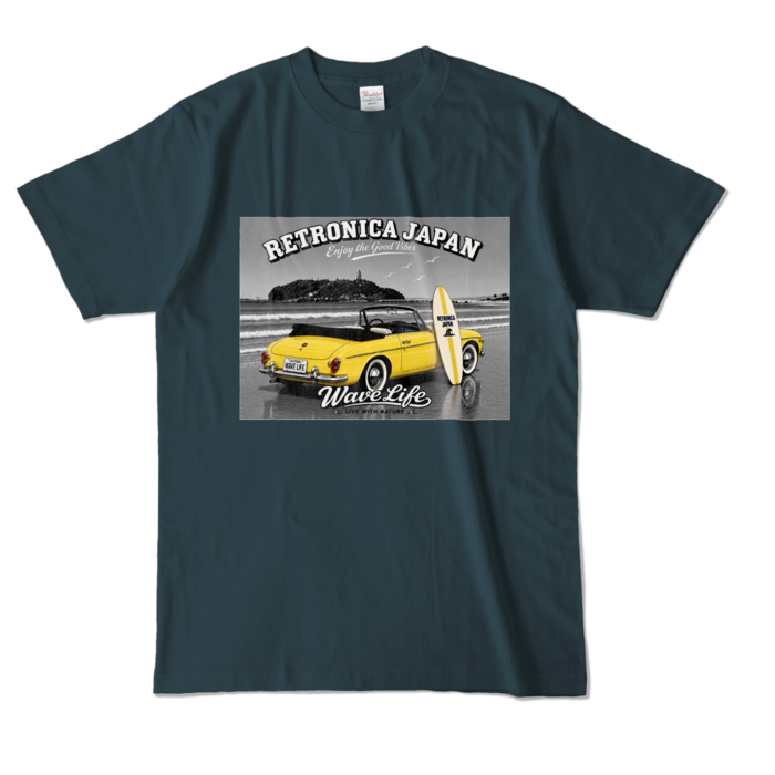 カラーTシャツ - L - デニム (濃色)
