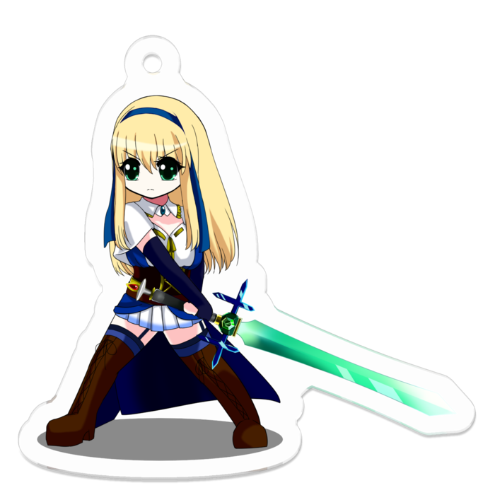 アクリルキーホルダー - 50 x 50 (mm)