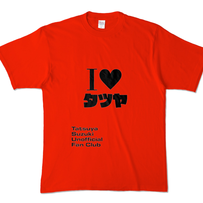 カラーTシャツ - XL - レッド (濃色)