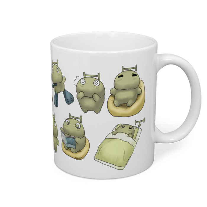 マグカップ - 直径 8 cm / 高さ 9.5 cm