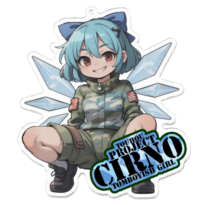 アクリルキーホルダー - 100 x 100 (mm)