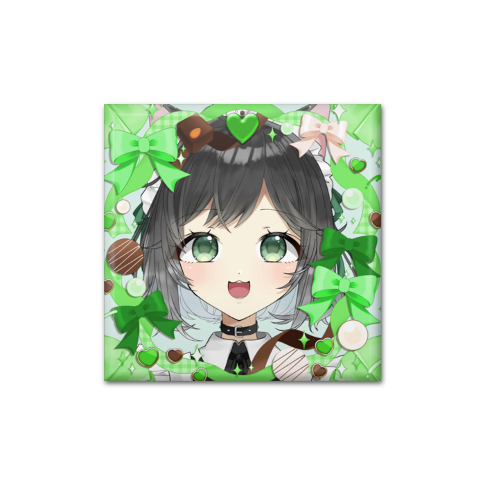 缶バッジ - 四角形40mm