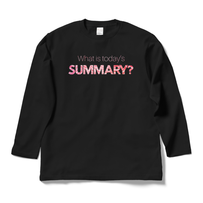 ロングスリーブTシャツ - L - ブラック