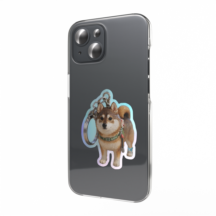 オーロラスマホステッカー - 縦