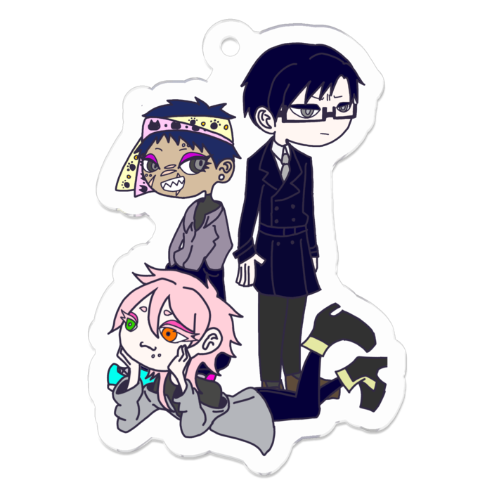 アクリルキーホルダー - 50 x 50 (mm)