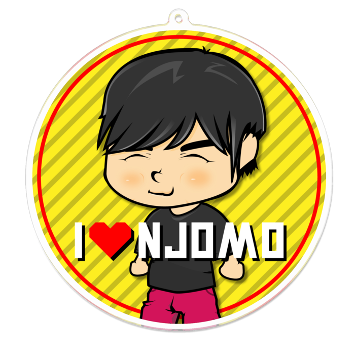 アクリルキーホルダー - 100 x 100 (mm)