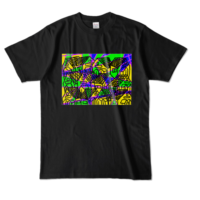 カラーTシャツ - L - ブラック (濃色)