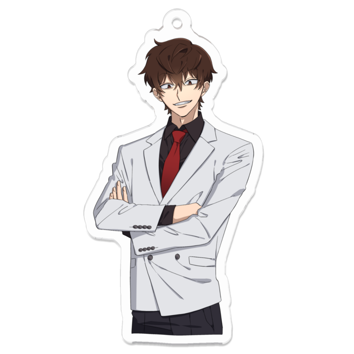 アクリルキーホルダー（コーティング） - 70 x 70 (mm)