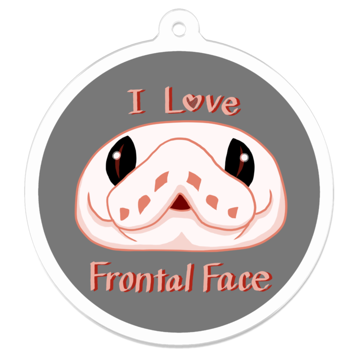 ボールパイソン正面顔愛し隊アクリルキーホルダー（全6種） - Frontal ☆ Face - BOOTH