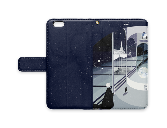 手帳型iPhoneケース - iPhone 6 Plus / 6s Plus - ストラップ穴 あり