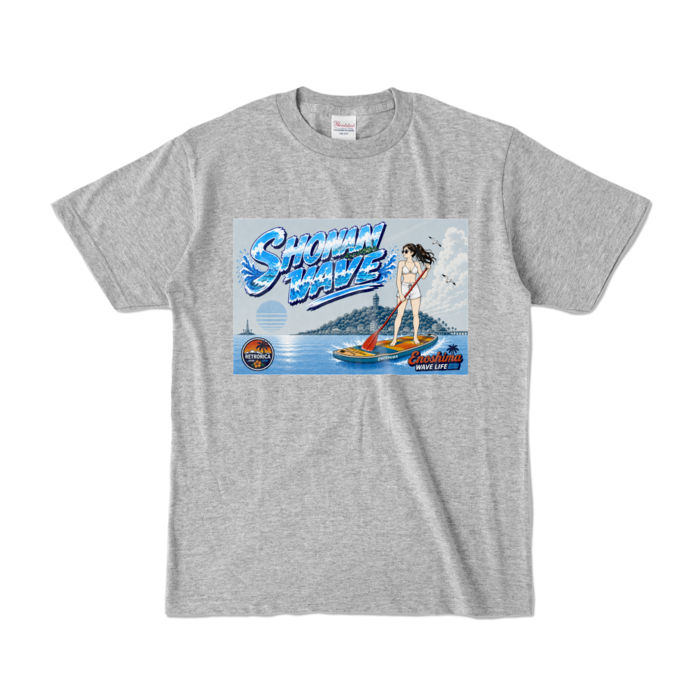 カラーTシャツ - S - 杢グレー (濃色)