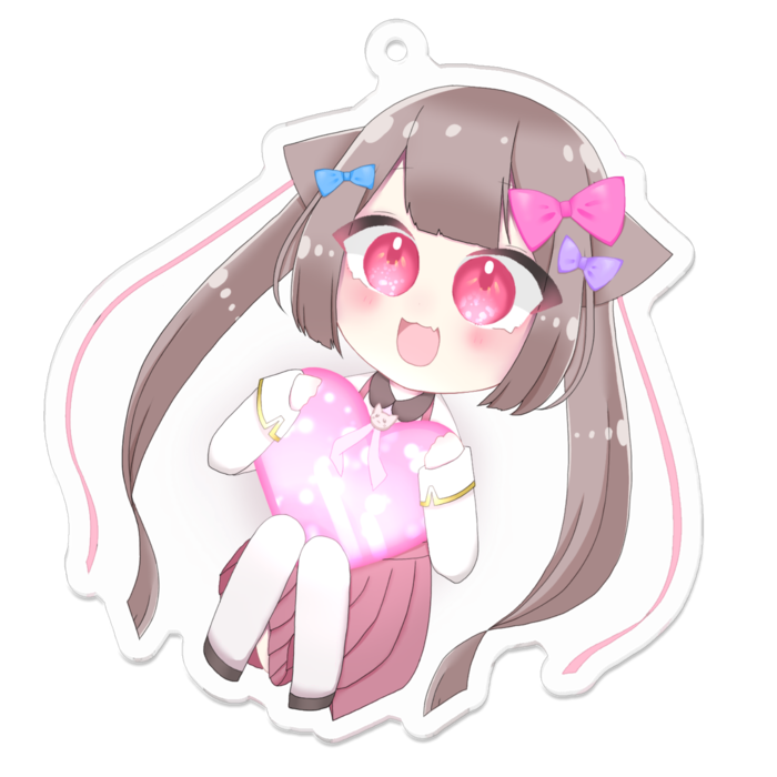 アクリルキーホルダー（コーティング） - 70 x 70 (mm)