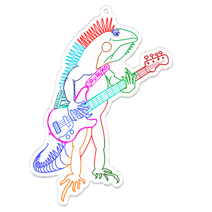 アクリルキーホルダー（コーティング） - 100 x 100 (mm)(1)