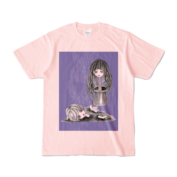 カラーTシャツ - S - ライトピンク (淡色)