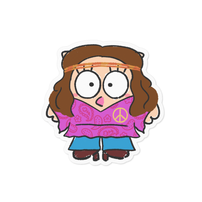 ステッカー - 100 x 100 (mm)