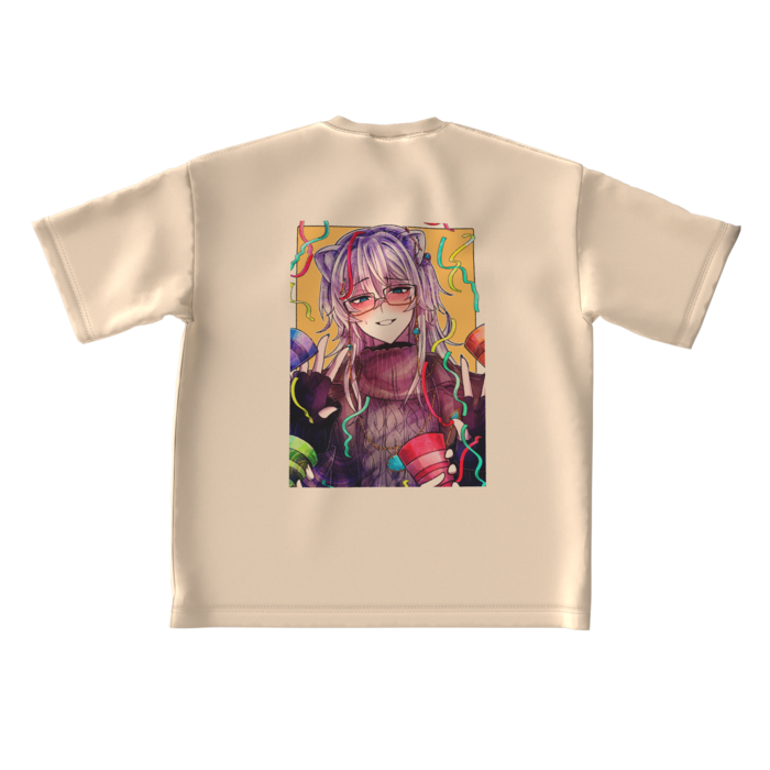 ビッグシルエットTシャツ - L - 背面(1)