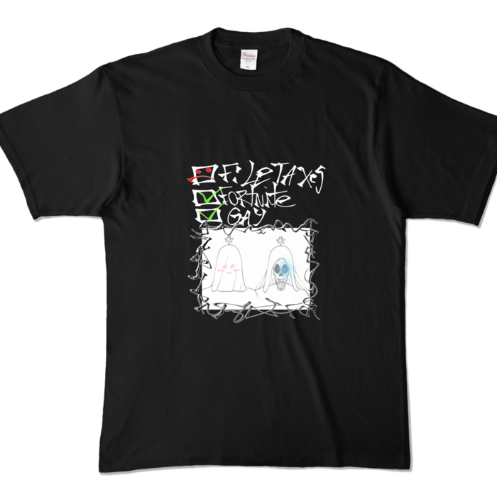 カラーTシャツ - XL - ブラック (濃色)