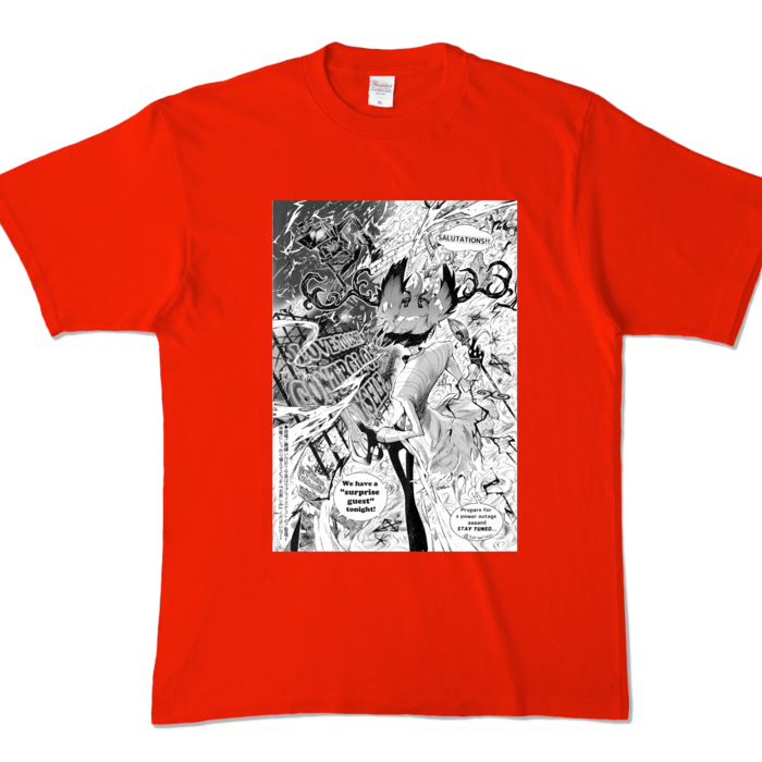 カラーTシャツ - XL - レッド (濃色)