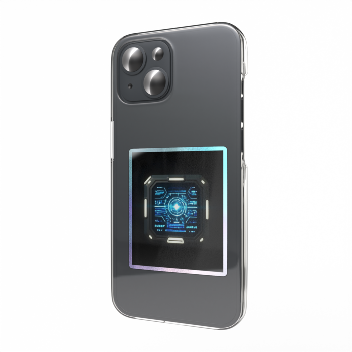 オーロラスマホステッカー - 縦