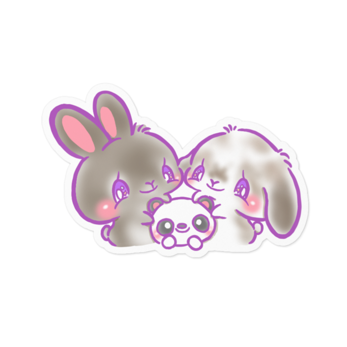 ステッカー - 100 x 100 (mm)