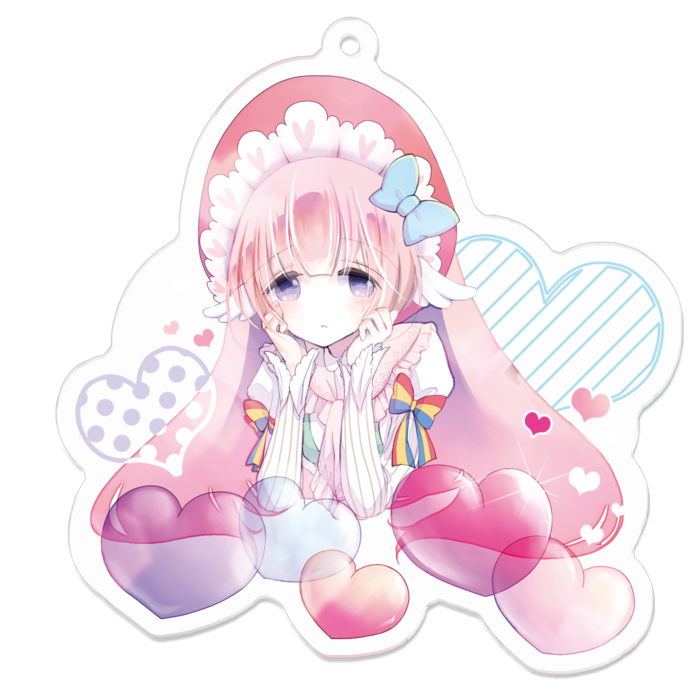 アクリルキーホルダー - 70 x 70 (mm)