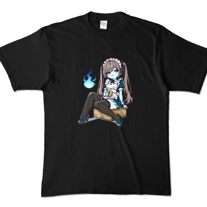 カラーTシャツ - XL - ブラック (濃色)