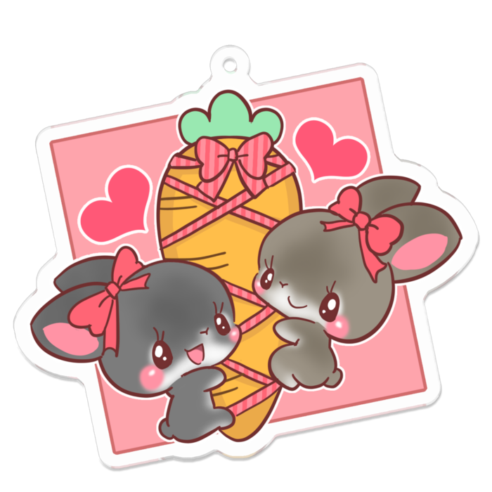 アクリルキーホルダー - 70 x 70 (mm)