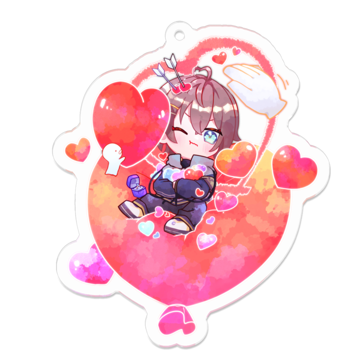 アクリルキーホルダー - 70 x 70 (mm)