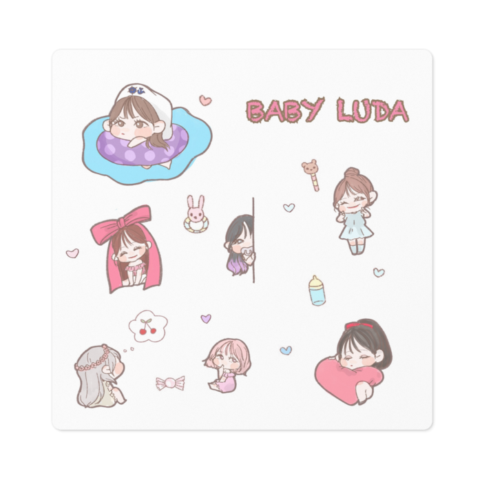 ステッカー - 100 x 100 (mm)