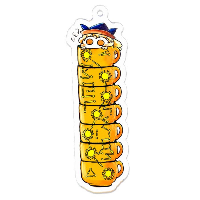 アクリルキーホルダー - 70 x 70 (mm)