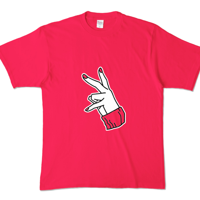 カラーTシャツ - XL - ホットピンク (濃色)