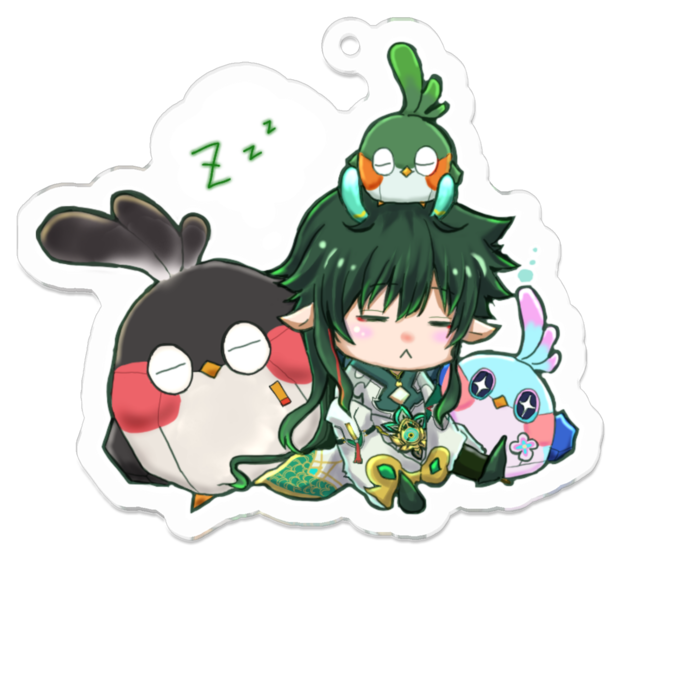 アクリルキーホルダー - 70 x 70 (mm)