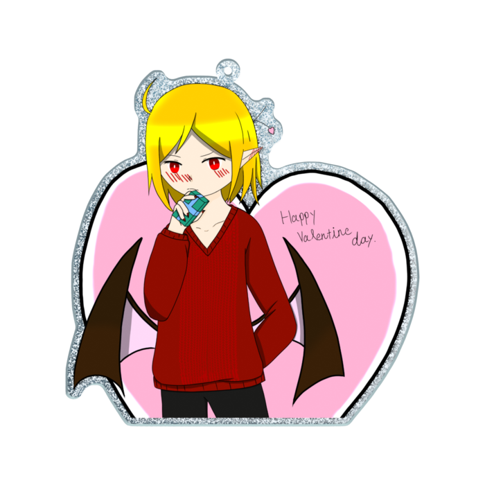 ラメアクリルキーホルダー - 100 × 100mm