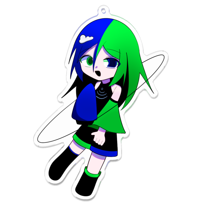 アクリルキーホルダー - 100 x 100 (mm)