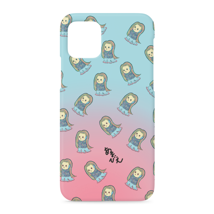 iPhoneケース - iPhone 11 Pro - 側面あり(Blue&Pink)