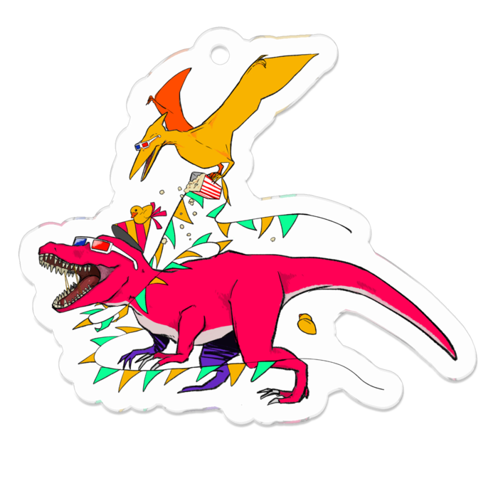 アクリルキーホルダー - 50 x 50 (mm)