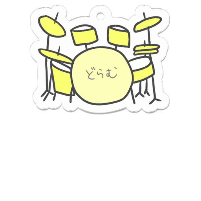 アクリルキーホルダー - 50 x 50 (mm)