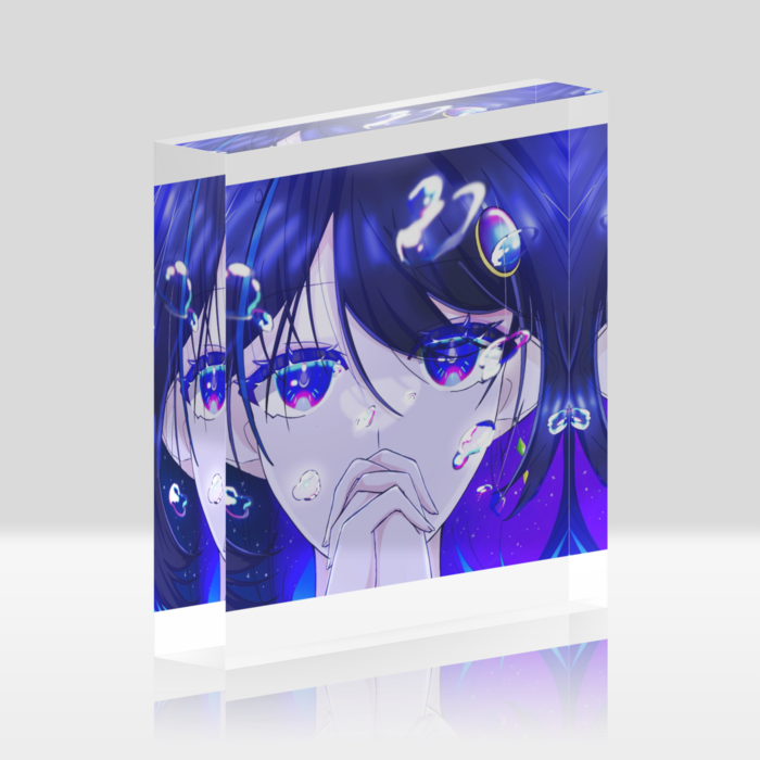 アクリルブロック - 100x100mm ver6