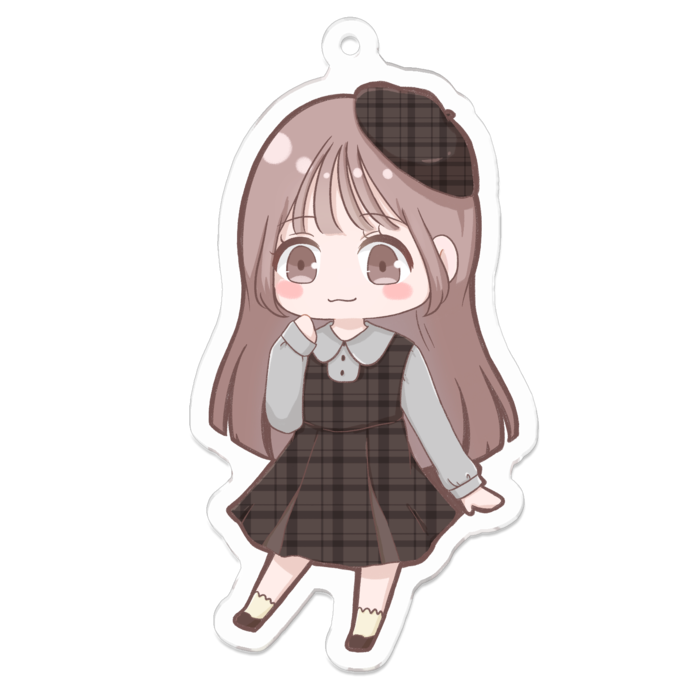 アクリルキーホルダー - 70 x 70 (mm)