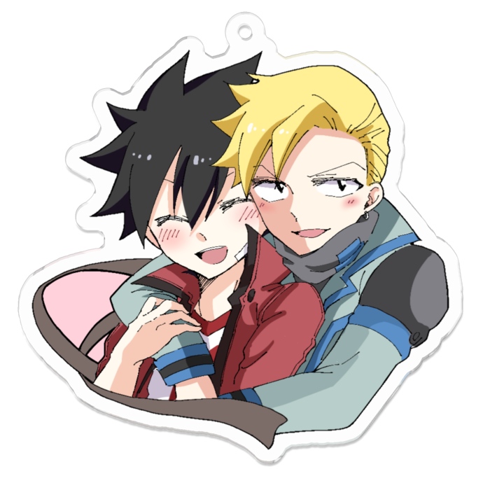 アクリルキーホルダー（コーティング） - 70 x 70 (mm)