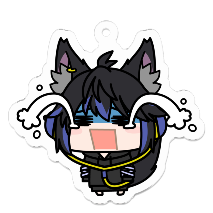 アクリルキーホルダー（コーティング） - 50 x 50 (mm)